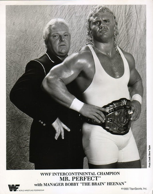 WWF-Promo-Photos1990-WWF-IC-CHAMPION-Mr.-Perfect-Bobby-Heenan-