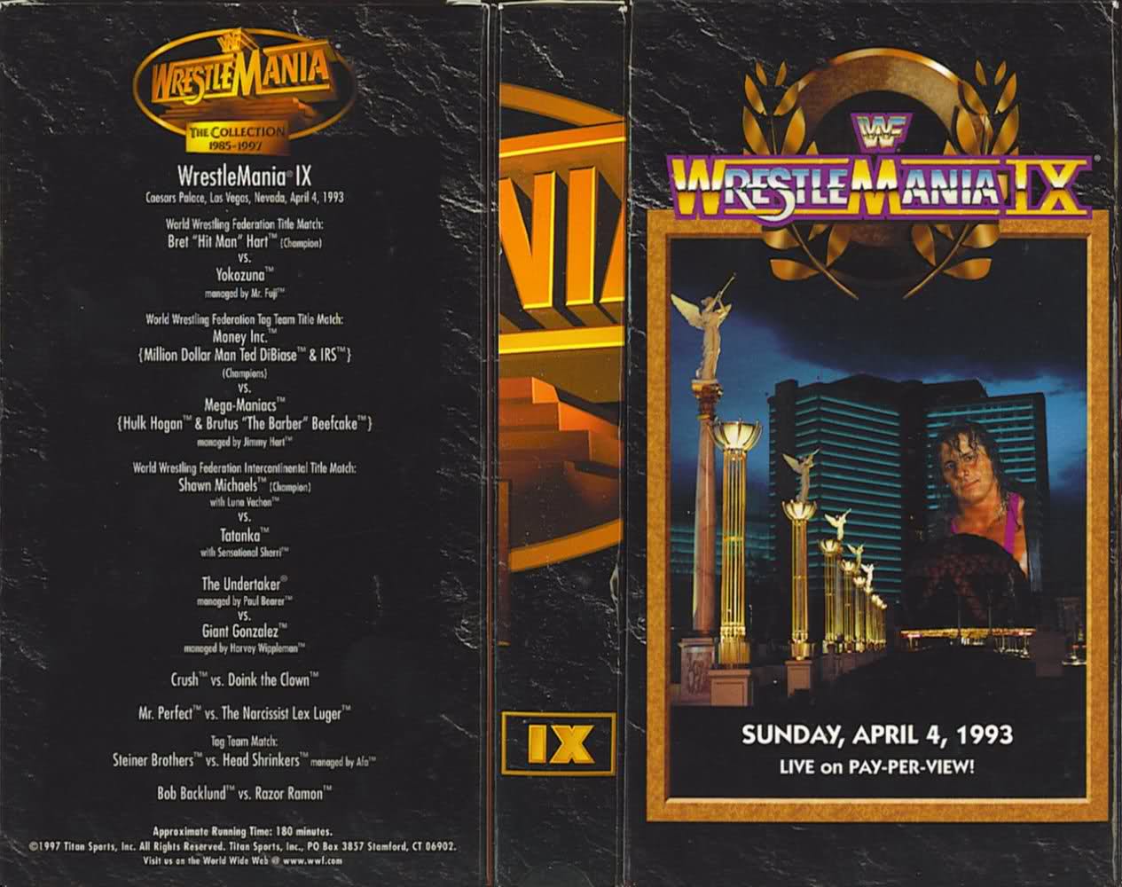 wrestlemania the collection 1985-1997 wrestlemania ix PW Catalog