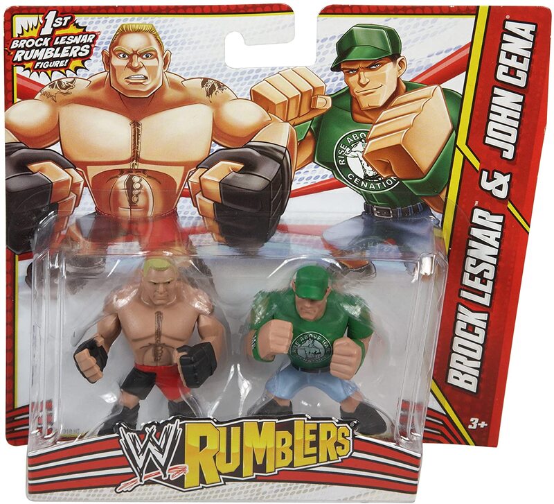 WWE Mattel Rumblers 3 Brock Lesnar & John Cena