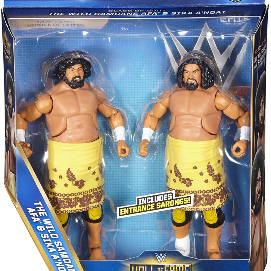 WWE Mattel Hall of Fame Multipack: The Wild Samoans: Afa & Sika A'Noai [Exclusive] Action & Toy Figures PWcatalog