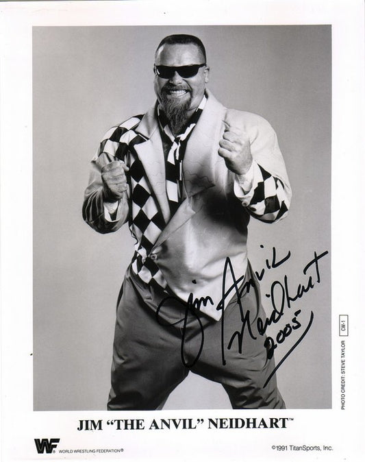 1991 Jim "The Anvil" Neidhart (Signed) CW-1