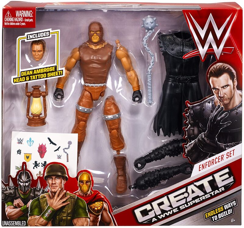 WWE Mattel Create a WWE Superstar 2 Enforcer Set Action & Toy Figures PWcatalog