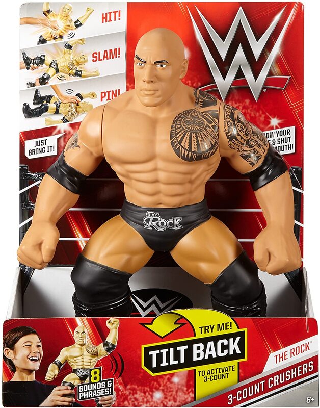 WWE Mattel 3-Count Crushers The Rock