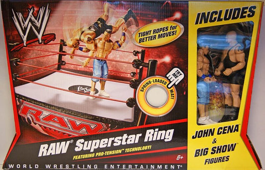 WWE Mattel Raw Superstar Ring [With John Cena & Big Show]
