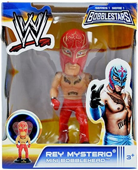 WWE Wicked Cool Toys Bobblestars 1 Rey Mysterio Mini Bobblehead