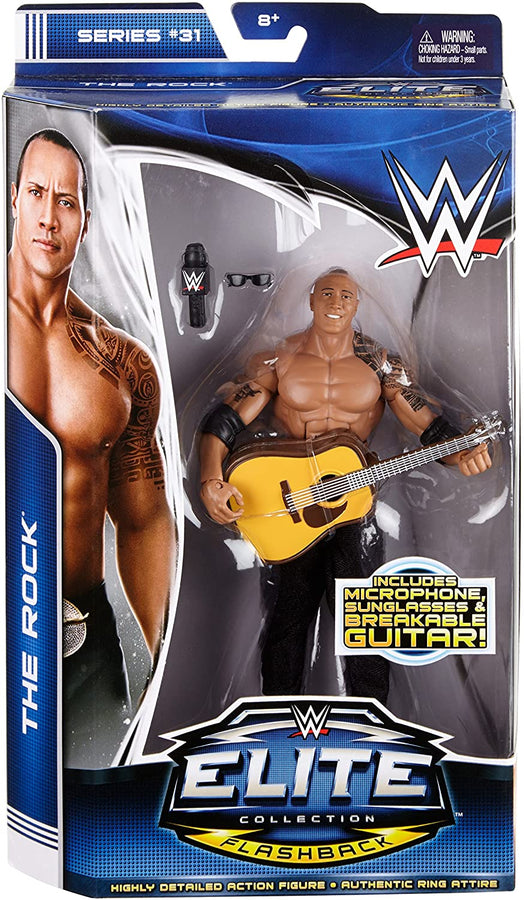 WWE Mattel Elite Collection Series 31 The Rock Action & Toy Figures PWcatalog