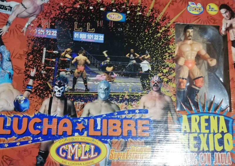 CMLL Hag Distribuidoras Super Estrellas Wrestling Rings & Playsets: Arena Mexico [With Hector Garza Jr.] Action & Toy Figures PWcatalog