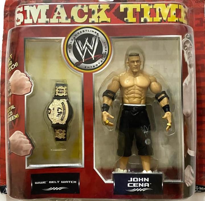 WWE Jakks Pacific Smack Time WWE Belt Watch & John Cena Action & Toy Figures PWcatalog