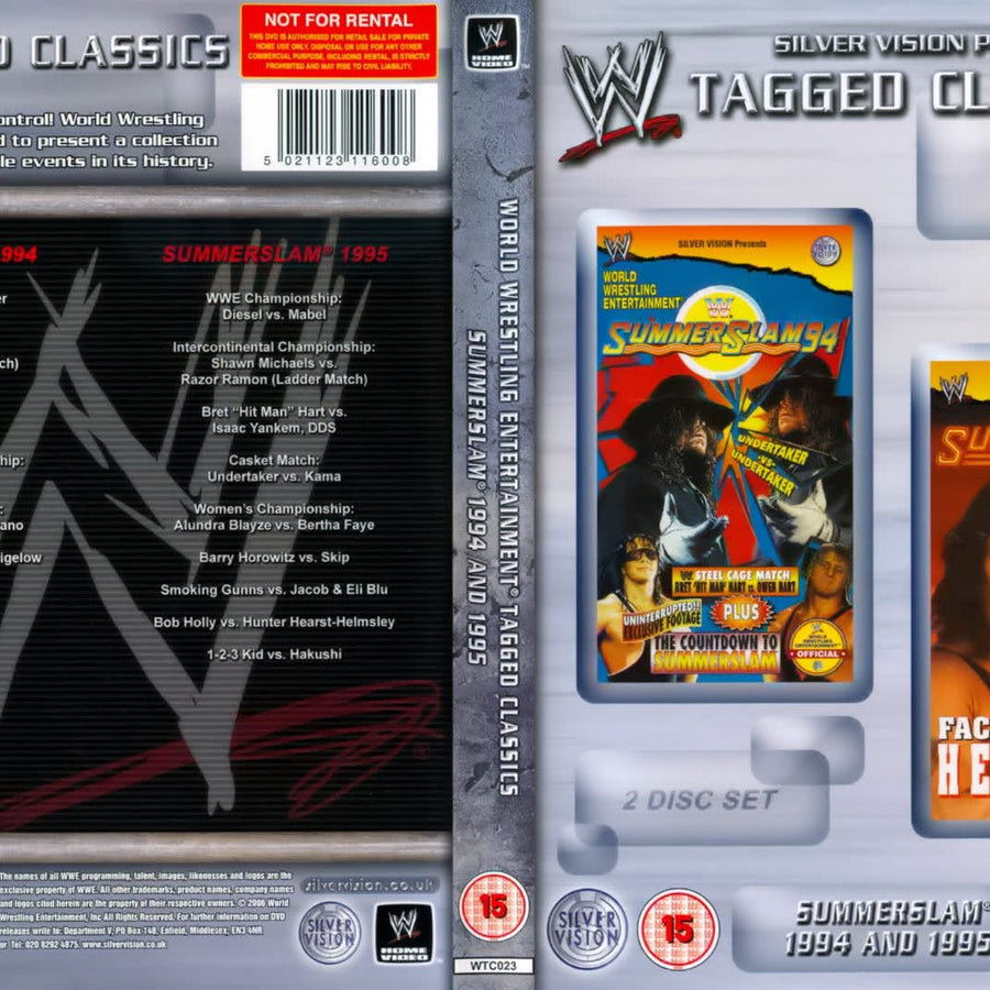 summerslam 1994 1995 DVDs & Videos Silver vision exclusive