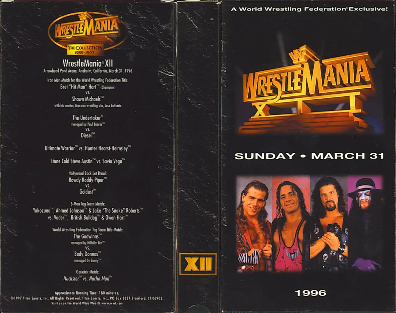 wrestlemania the collection 1985-1997 wrestlemania xii PW Catalog