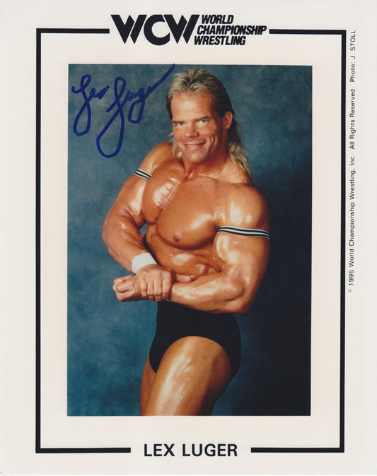 WCW Lex Luger (signed) 