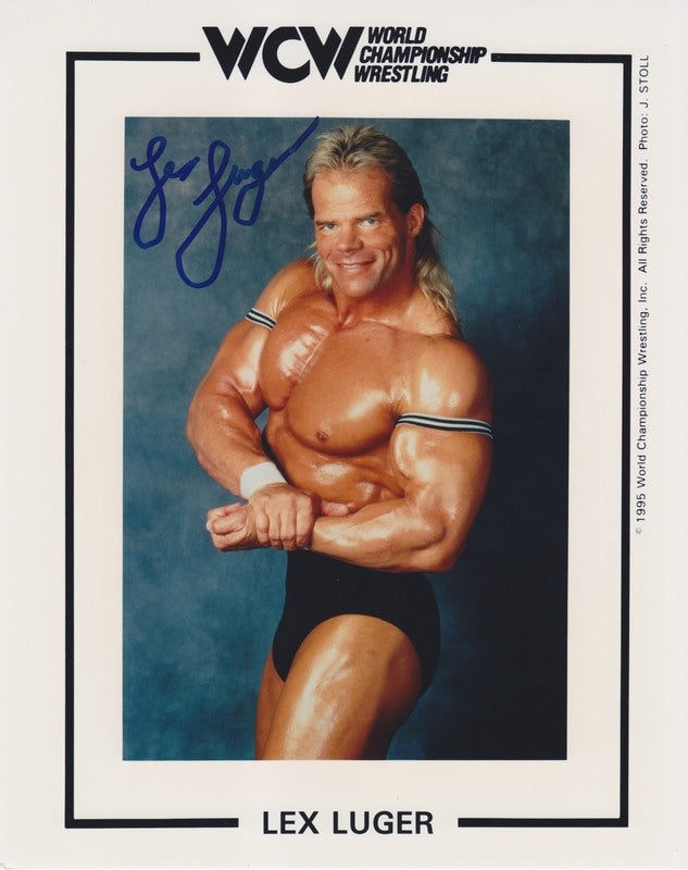 WCW Lex Luger (signed) PW Catalog