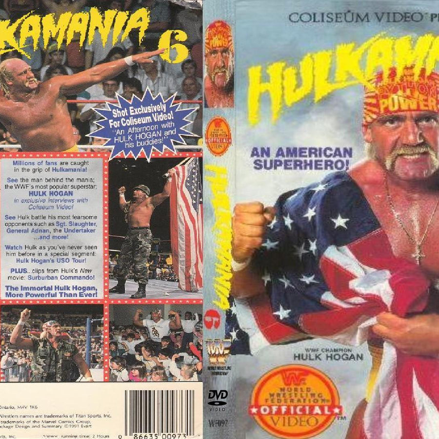hulkamania 6 DVDs & Videos Pwcatalog