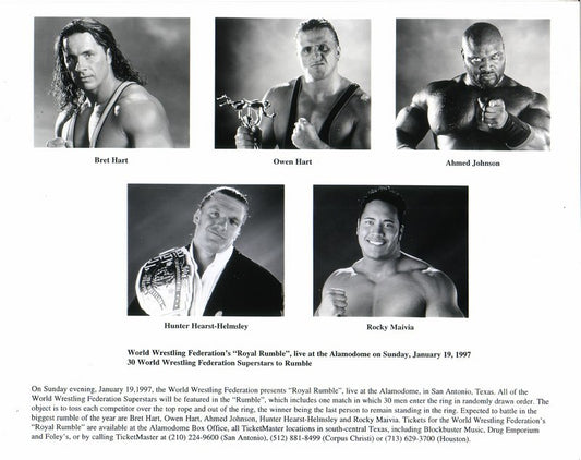 1997 Royal Rumble Participants B