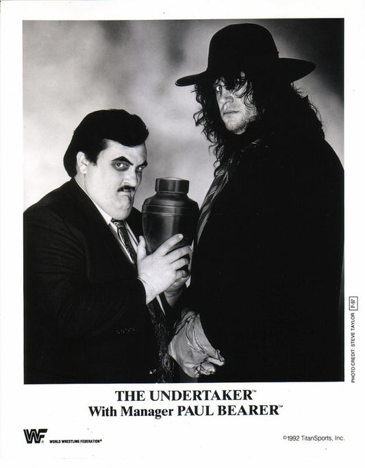 1992 Undertaker w/Paul Bearer P97 b/w 