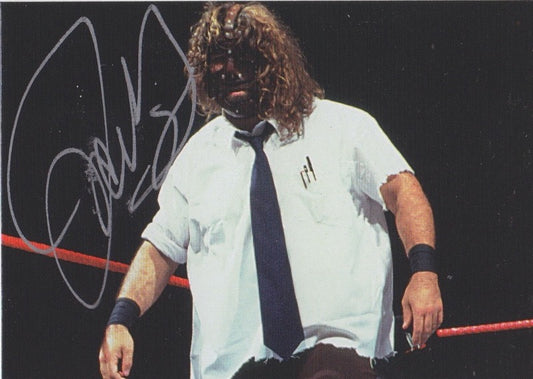 1998 Comic Images WWF Superstarz Mankind Autograph 2017 Approx value:$30