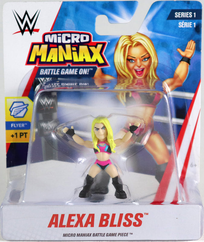 WWE Wicked Cool Toys Micro Maniax 1 Alexa Bliss Micro Maniax Battle Game Piece Action & Toy Figures PWcatalog