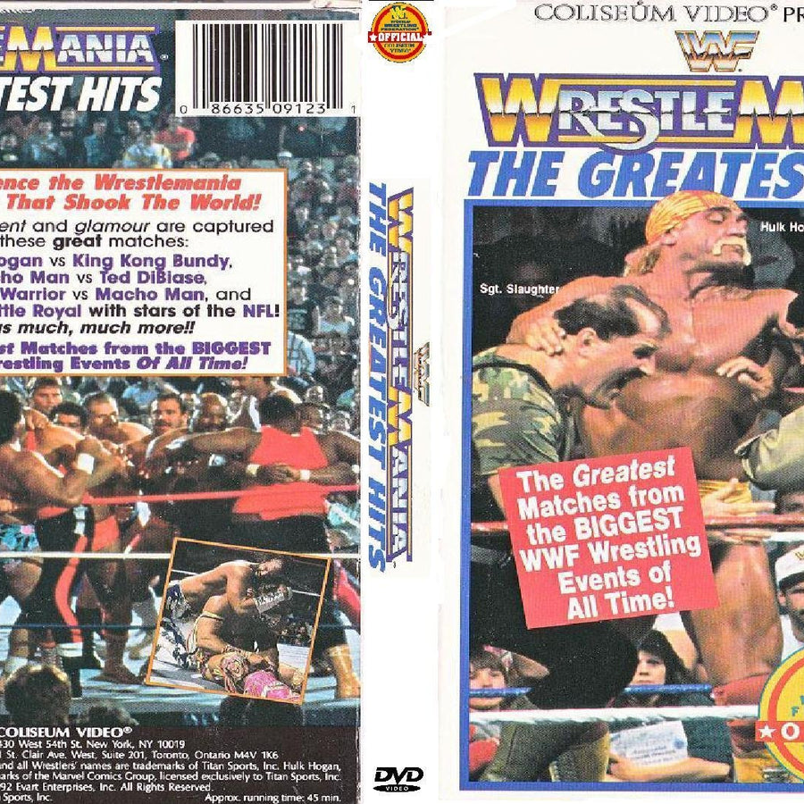 wrestlemania greatest hits DVDs & Videos Pwcatalog