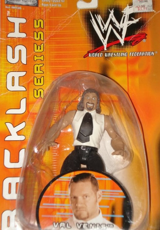 2001 WWF Jakks Pacific Backlash Series 5 Val Venis [Exclusive]