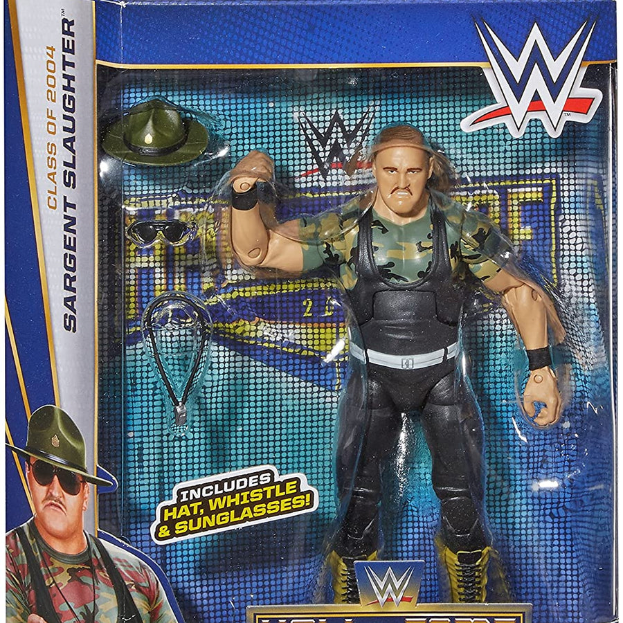 WWE Mattel Hall of Fame 1 Sargent Slaughter [Exclusive] Action & Toy Figures PWcatalog
