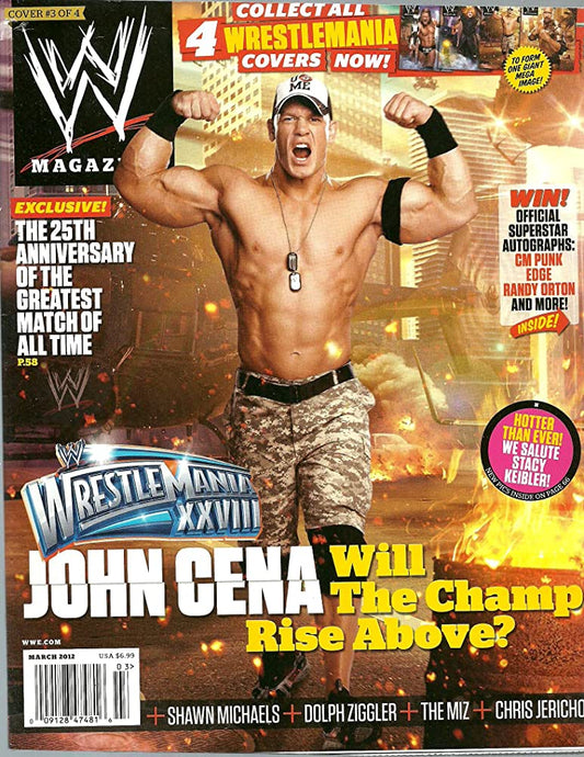 WWE Magazine March 2012 John Cena