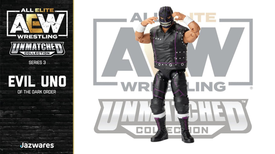 AEW Jazwares Unmatched Collection 3 Evil Uno Action & Toy Figures PWcatalog