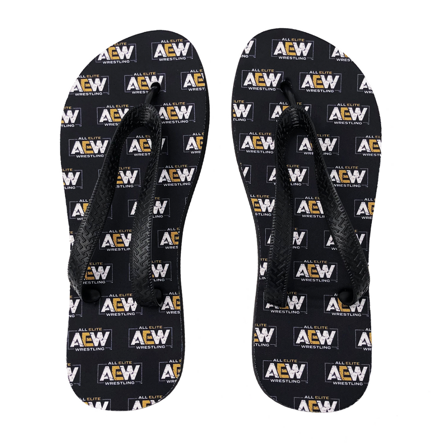 AEW All Over Print Flip Flops Pwcatalog