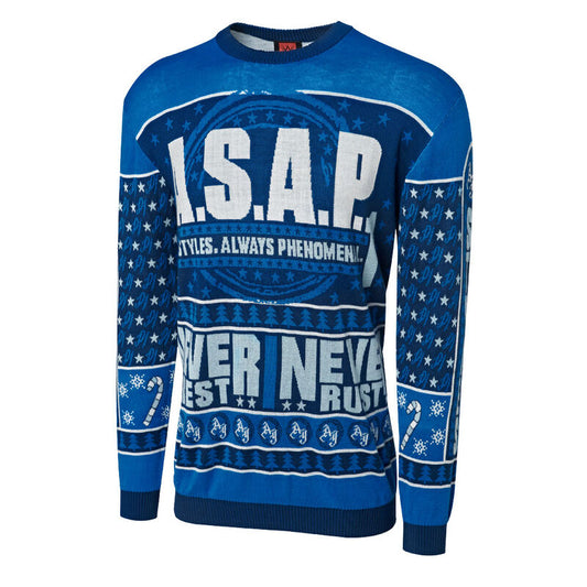 AJ Styles A.S.A.P. Ugly Holiday Sweater