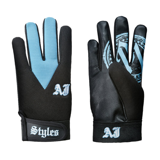 AJ Styles Carolina Blue Replica Gloves