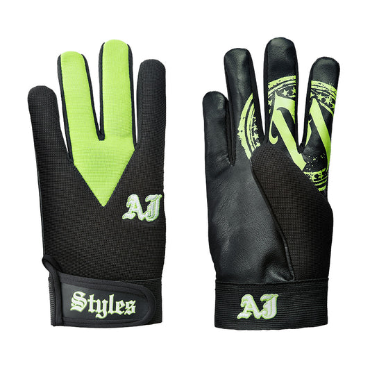 AJ Styles Green Replica Gloves