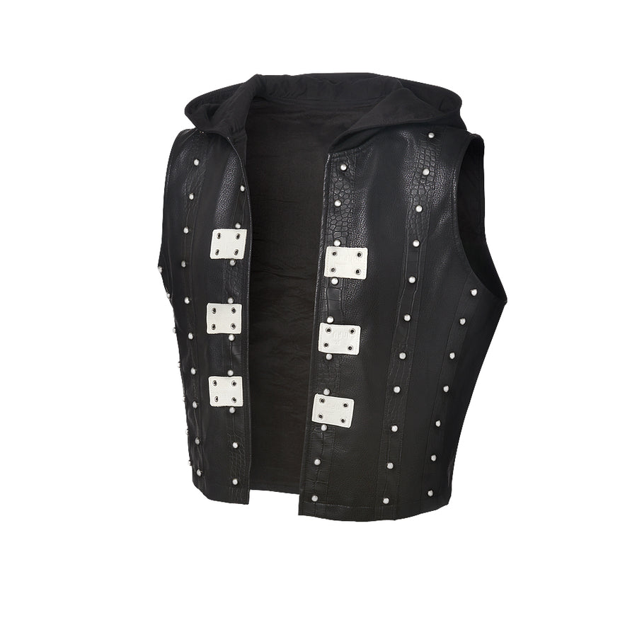 AJ Styles P1 Authentic Hooded Vest Pwcatalog