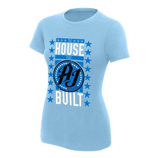 AJ Styles The House That AJ Built Women's Authentic T-Shirt