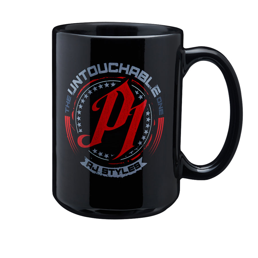 AJ Styles Untouchable 15 oz Mug Pwcatalog