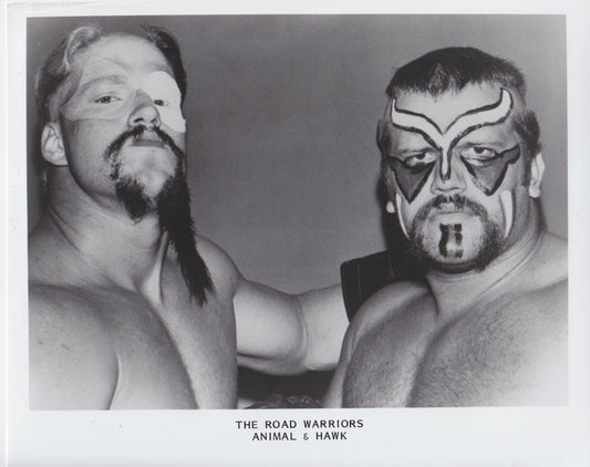 1984 AWA Road Warriors "Rookie" Promo Photo