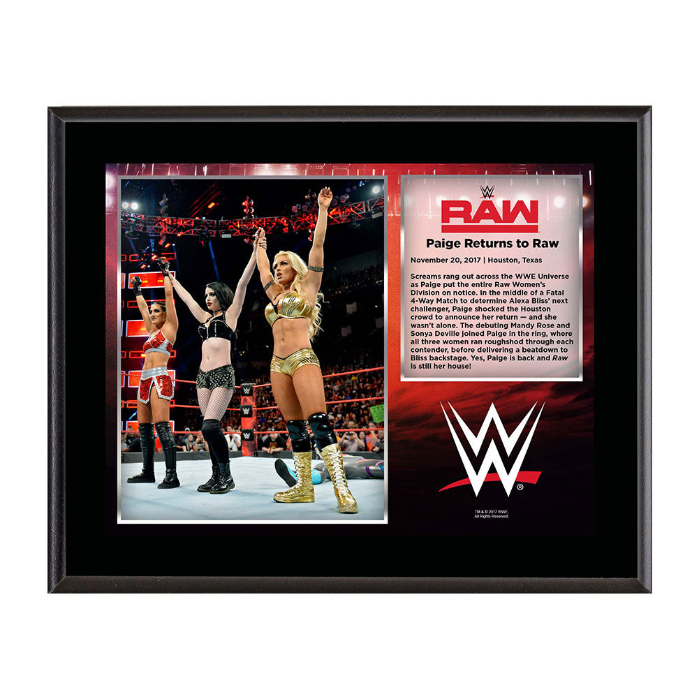 Absolution Raw Debut 10 x 13 Commemorative Photo Plaque Pwcatalog