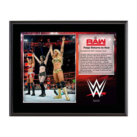 Absolution Raw Debut 10 x 13 Commemorative Photo Plaque Pwcatalog