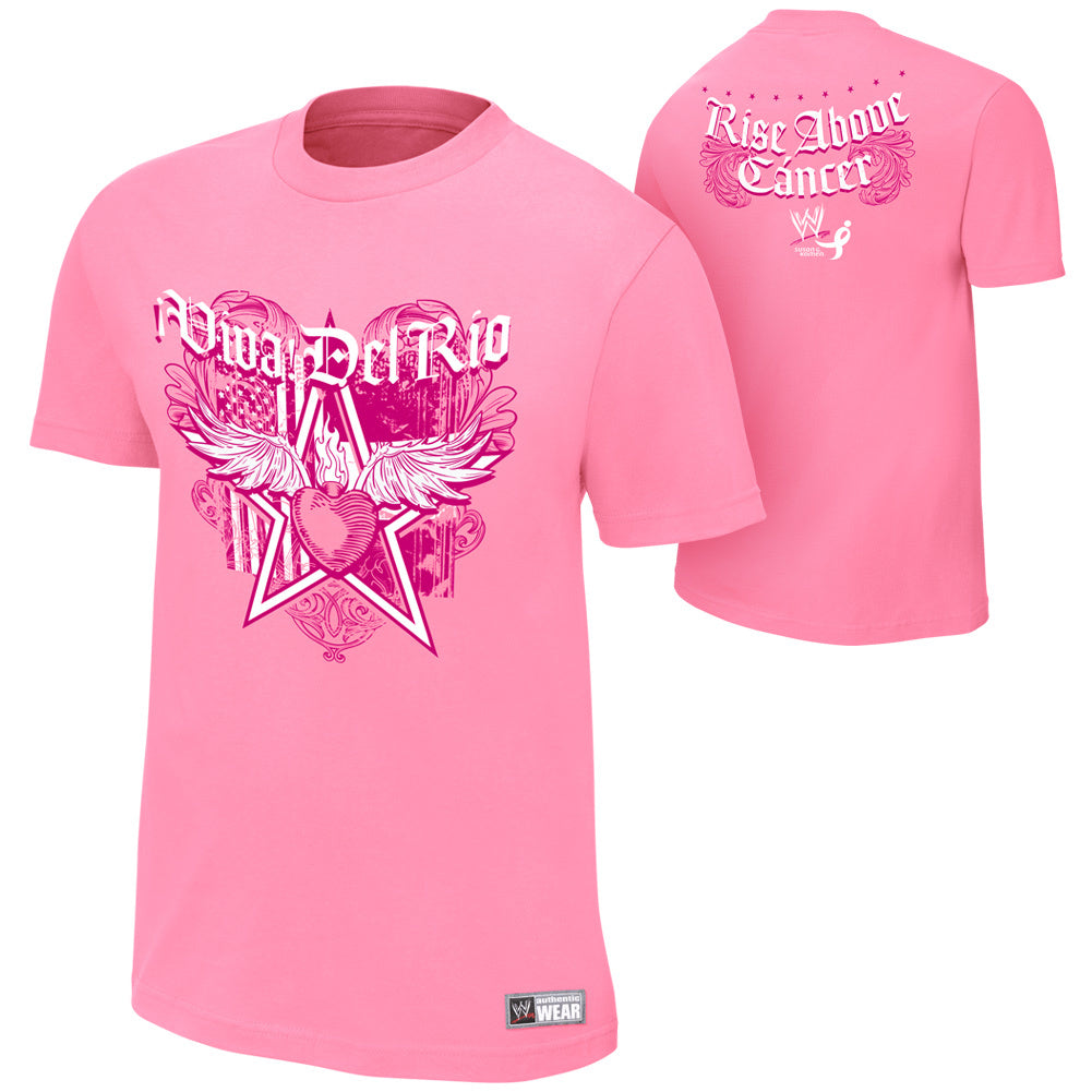 Alberto Del Rio Rise Above Cancer Pink T-Shirt Pwcatalog