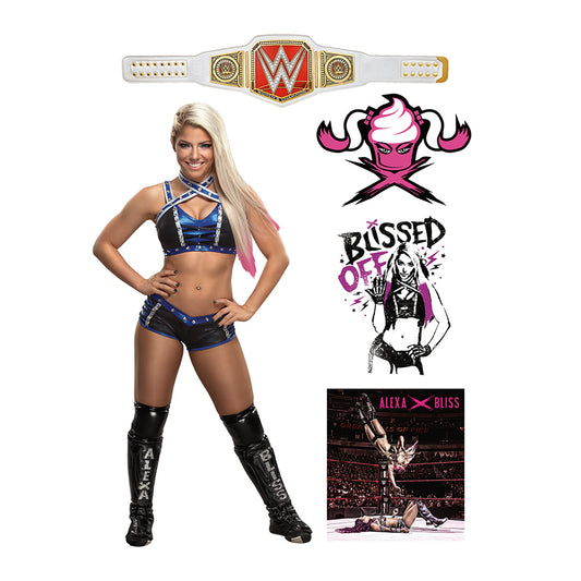 Alexa Bliss Fathead 5-Piece Wall Decals