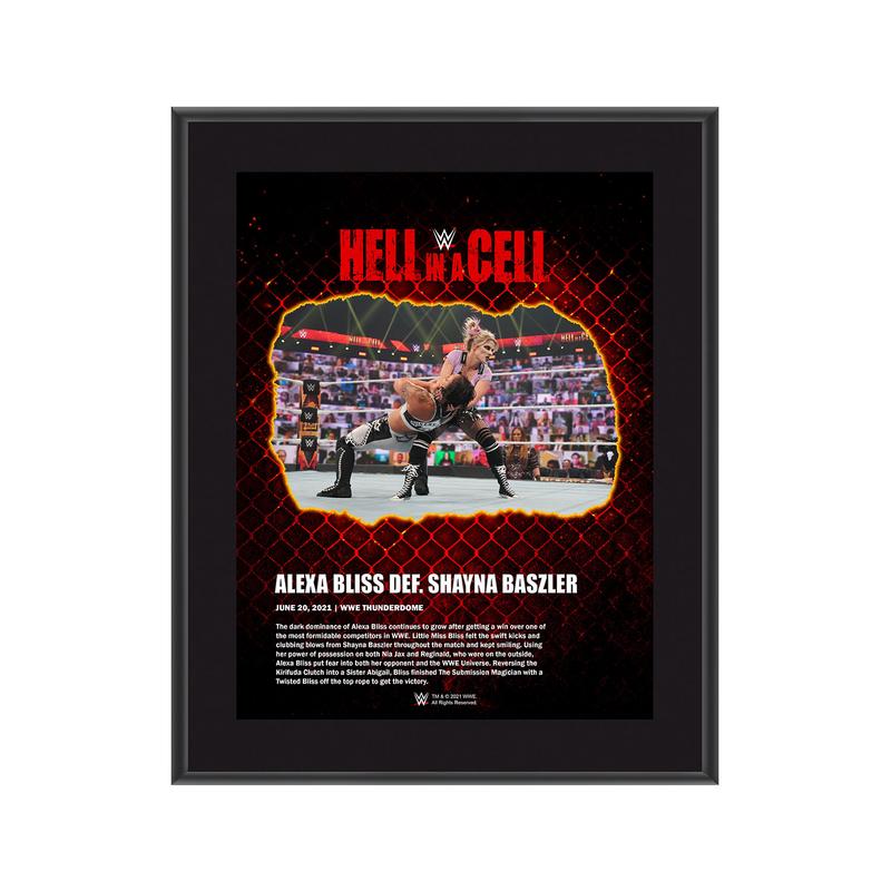 Alexa Bliss Hell in A Cell 2021 10 x 13 Commemorative Plaque Pwcatalog