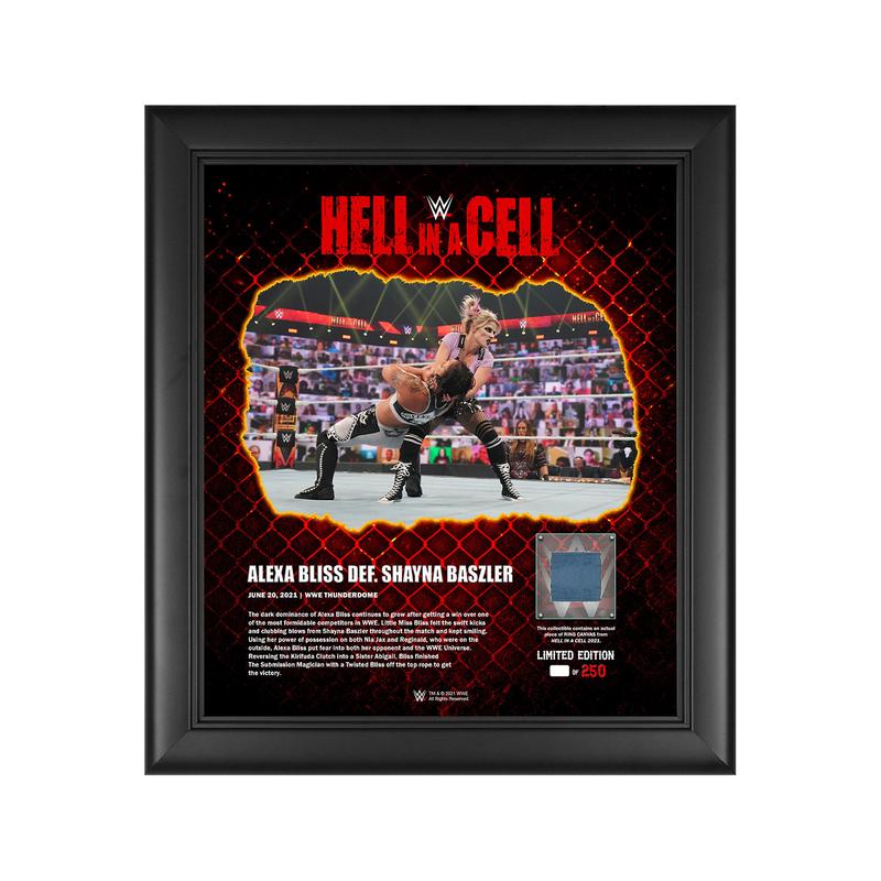 Alexa Bliss Hell in A Cell 2021 15 x 17 Commemorative Plaque Pwcatalog