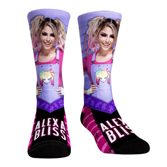 Alexa Bliss Hyperoptic Walkout Rock 'Em Socks