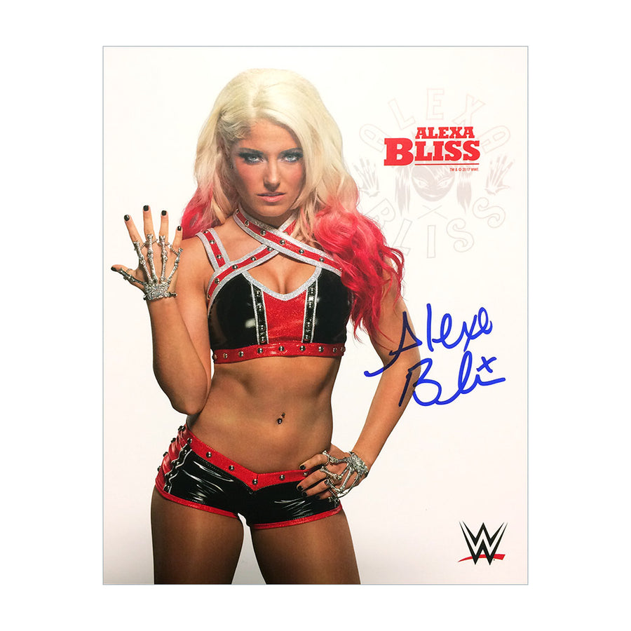 Alexa Bliss Signed 8 x 10 Photo Pwcatalog
