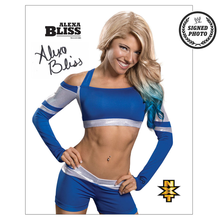 Alexa Bliss Signed NXT Photo Pwcatalog