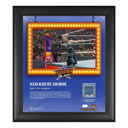 Alexa Bliss SummerSlam 2021 15x17 Commemorative Plaque