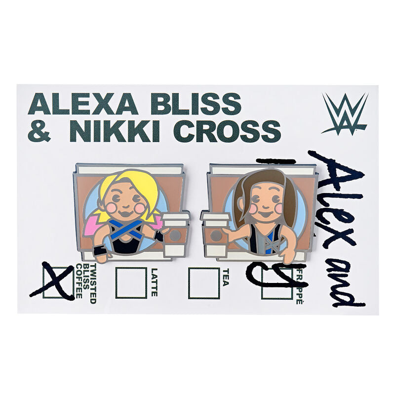 Alexa Bliss & Nikki Cross Limited Edition Pin