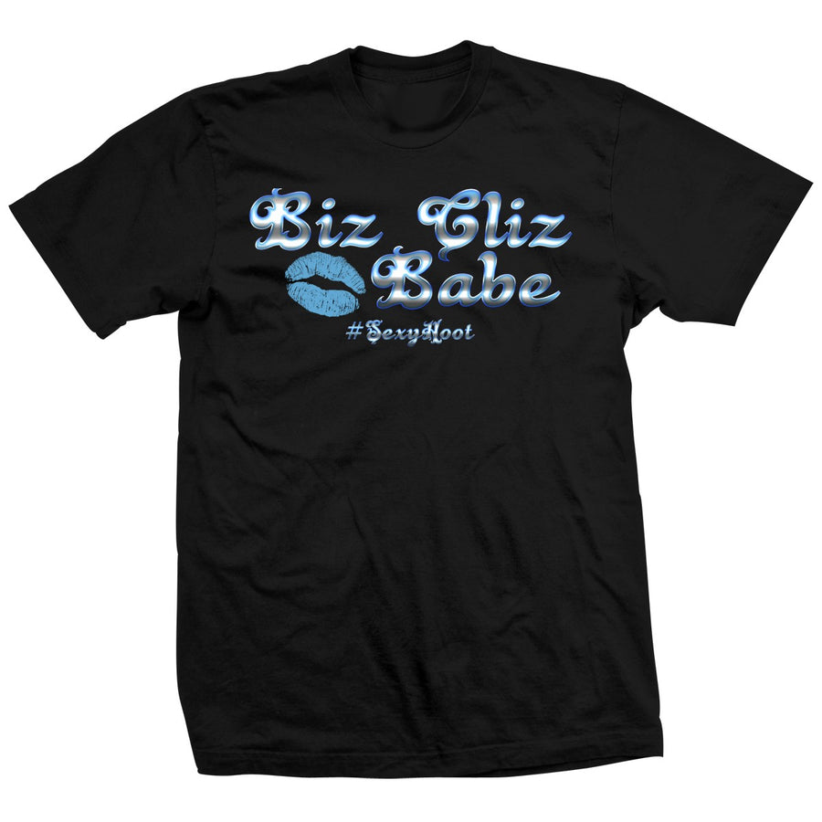 Amber O'Neal Biz Cliz Babe Black Shirt