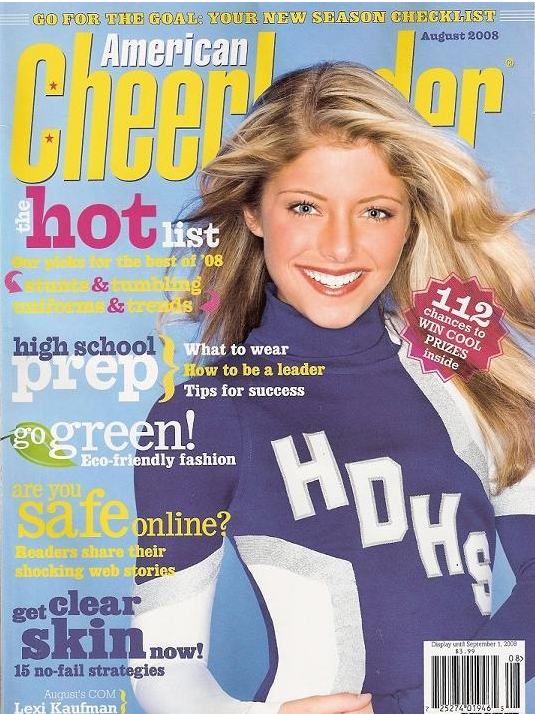 American Cheerleader Magazine  August 2008