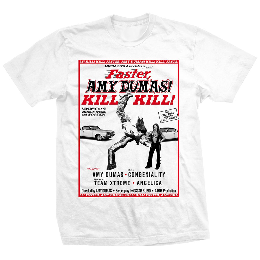 Amy Dumas Faster, Amy! Kill! Kill! Shirt Pwcatalog