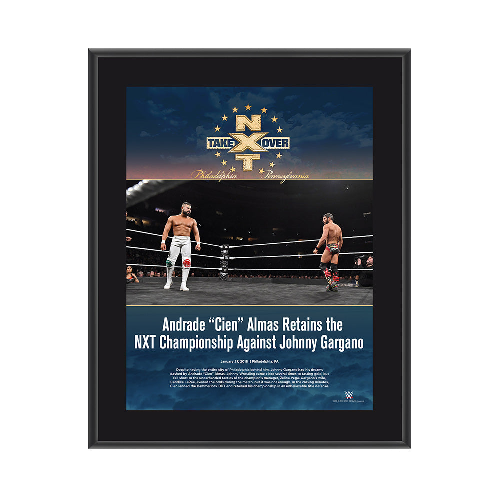 Andrade Almas NXT TakeOver Philadelphia 2018 10 x 13 Commemorative Photo Plaque Pwcatalog