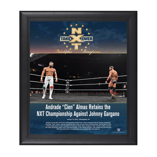 Andrade Almas NXT TakeOver Philadelphia 2018 15 x 17 Framed Plaque Pwcatalog